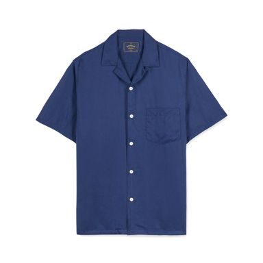 Barbour Cotton Salter Overshirt — Classic Navy