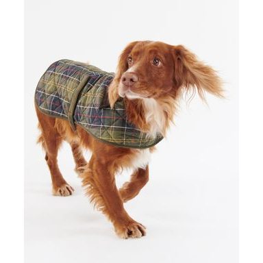 Barbour Packable Tartan Dog Coat — Classic Tartan