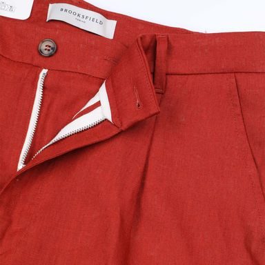 Brooksfield Linen & Cotton Polo Shirt