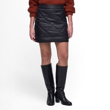 Barbour International Comet Quilted Mini Skirt