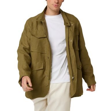 Peregrine Malvern Linen Jacket — Moss
