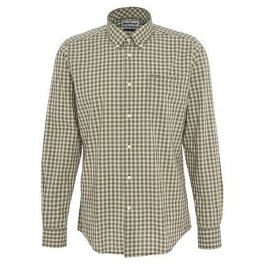 Barbour Striped Oxtown Tailored Shirt — Pale Sage