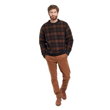 Barbour Cathil Crew Neck Jumper — Military Brown