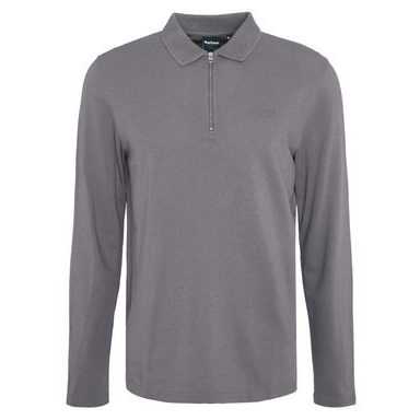 Barbour Lightweight Sports Polo Shirt — Light Grey