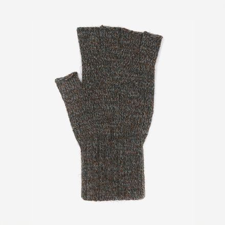 Barbour Fingerless Gloves — Green