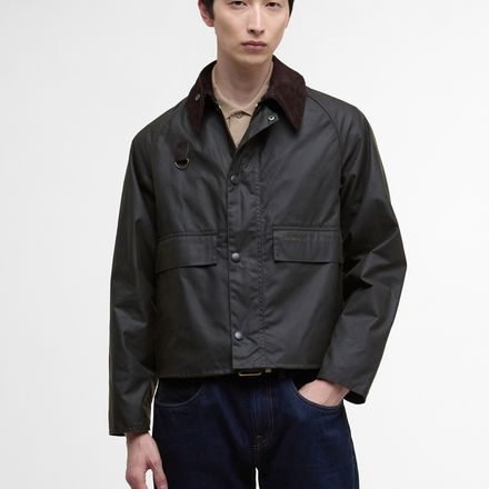Barbour Spey Waxed Jacket — Olive