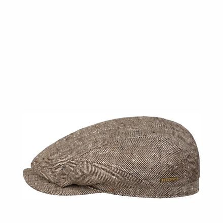 Stetson — Silk/Linen Herringbone Driver Cap