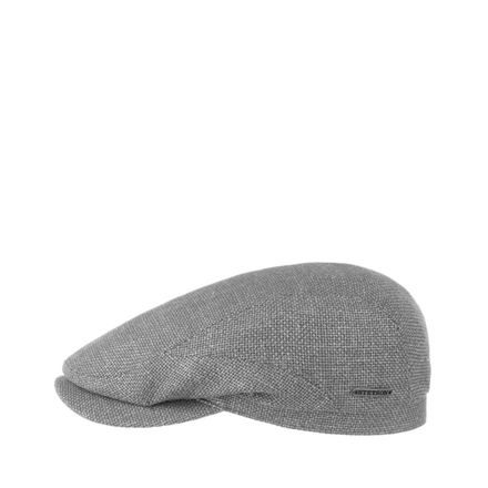 Stetson Virgin Wool / Linen Driver Cap — Light Grey