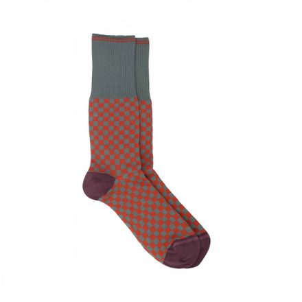 Pedemeia Organic Cotton Pattern Socks — Orange