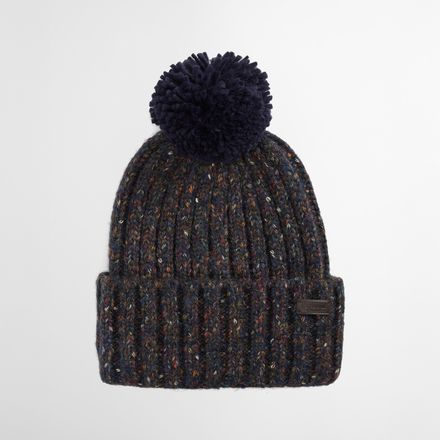 Barbour Kelson Fleck Beanie — Navy