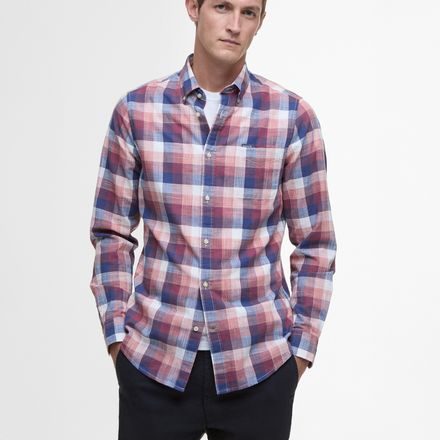 Barbour Hillroad Tailored Shirt — Red Spice