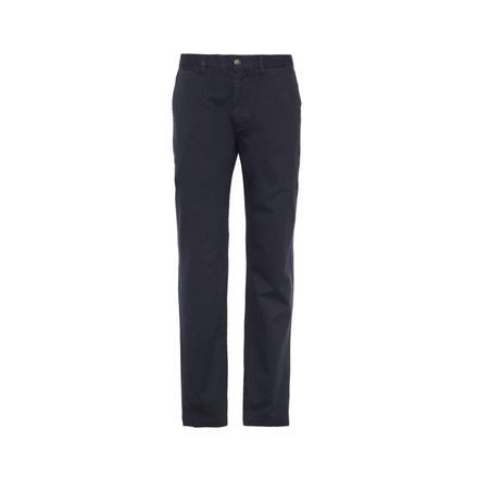 Barbour Washed Stretch Tailored Trousers — Dark Navy