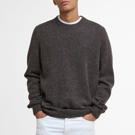 Barbour Tainsbury Crew Neck Jumper — Dark Oak