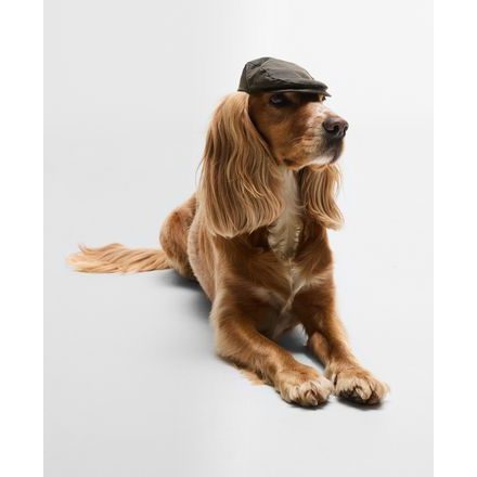 Barbour Dog Wax Flat Cap