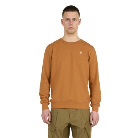 Pamut pulóver Knowledge Cotton Apparel GOTS/Vegan - Brown Sugar