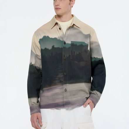 Scotch & Soda — Relaxed Fit Printed Twill Overshirt