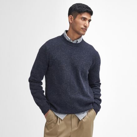 Barbour Tainsbury Crew Neck Jumper — Navy