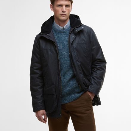 Barbour Bleaberry Wax Jacket — Navy