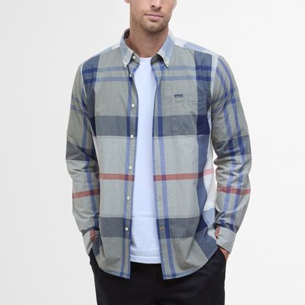Barbour Harris Tailored Shirt — Bleached Pine Tartan