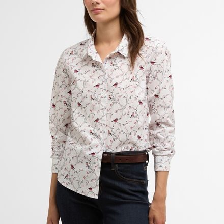 Barbour Brambles Tailored Long-Sleeved Shirt — Bird Print