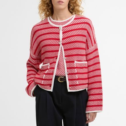 Barbour Polly Striped Cardigan
