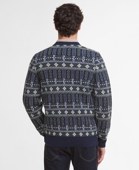 Barbour Grangetown Fair Isle Crew Neck Jumper