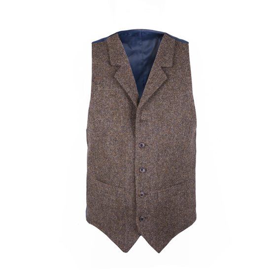 Walker Slater Edward Waistcoat — Brown