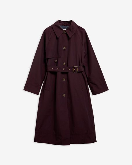 Barbour Antonella Showerproof Trench Coat — Fig