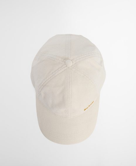 Barbour Oakley Cord Cap — Pearl