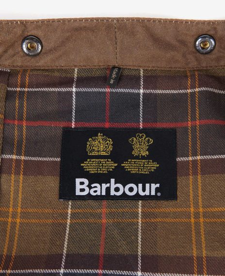 Barbour Waxed Cotton Hood — Bark