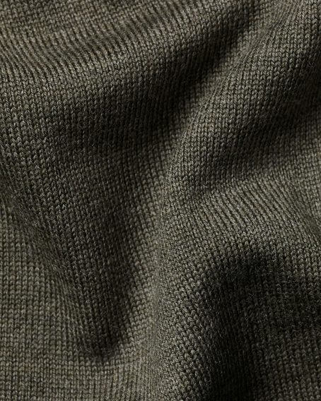 Charles Tyrwhitt Pure Merino V-Neck Jumper — Olive
