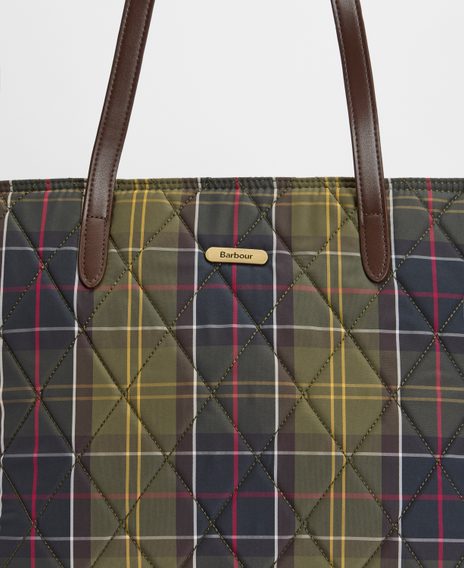 Barbour Wetherham Quilted Tartan Bag