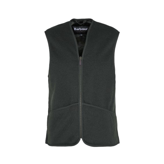 Barbour Warm Pile Zip-In Liner — Sage