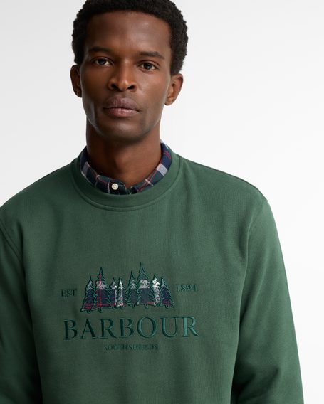 Barbour Evergreen Crew Neck Sweatshirt — Sycamore