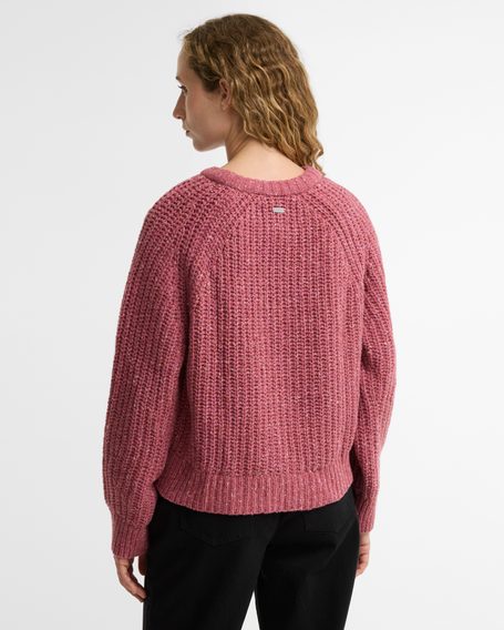 Barbour Alderney Crew Neck Fleck Jumper