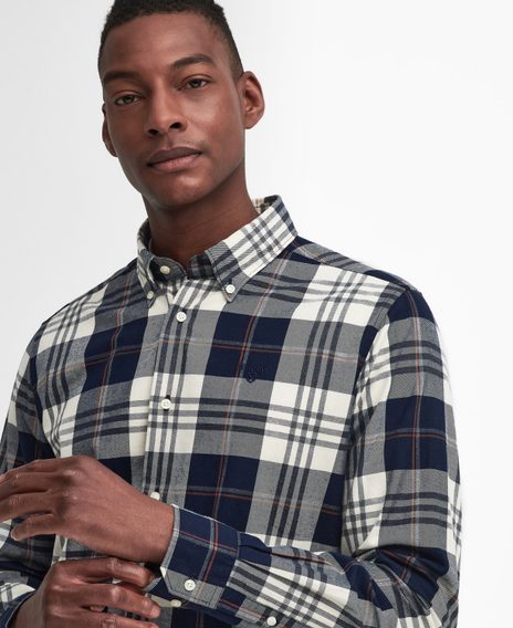 Barbour Edgar Tailored Shirt — Navy