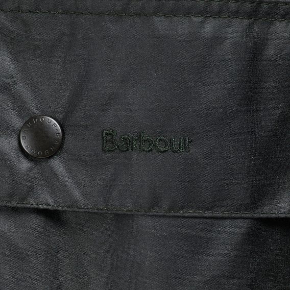 Barbour Border Wax Jacket — Sage