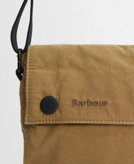 Barbour Transport Crossbody Bag — Golden Khaki