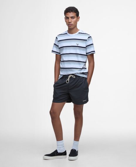 Barbour Staple Logo 7″ Swim Shorts — Black