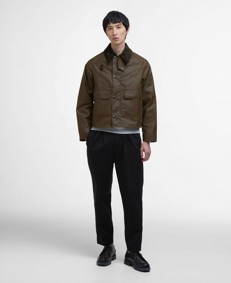 Barbour Spey Waxed Jacket — Beech
