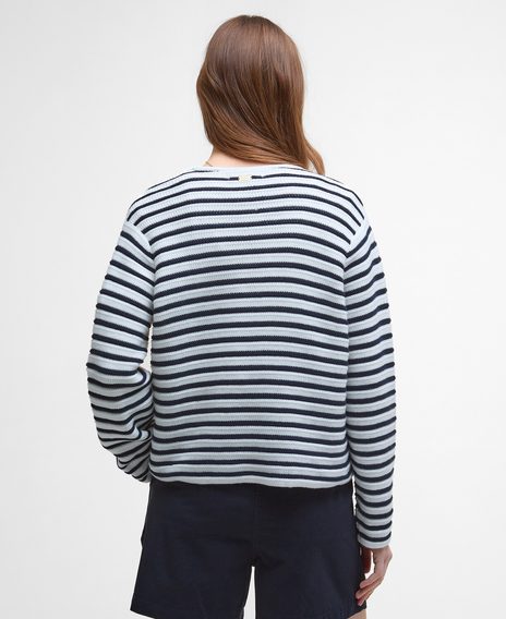 Barbour Abby Striped Cardigan