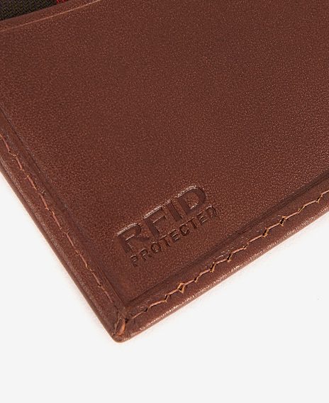 Barbour Colwell Leather Billfold Wallet