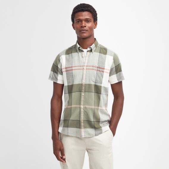 Barbour Douglas Short-Sleeved Tailored Shirt — Glenmore Tartan