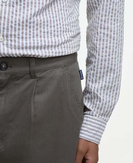 Barbour Bayview Relaxed Herringbone Trousers