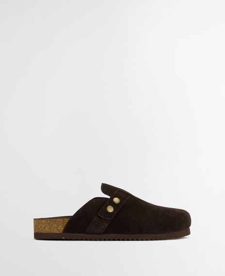 Barbour Bowman Sandal — Choc Suede