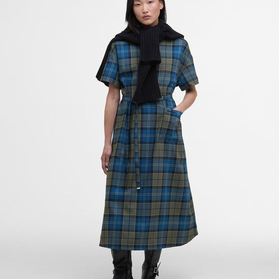 Barbour Matilda Tartan Maxi Dress