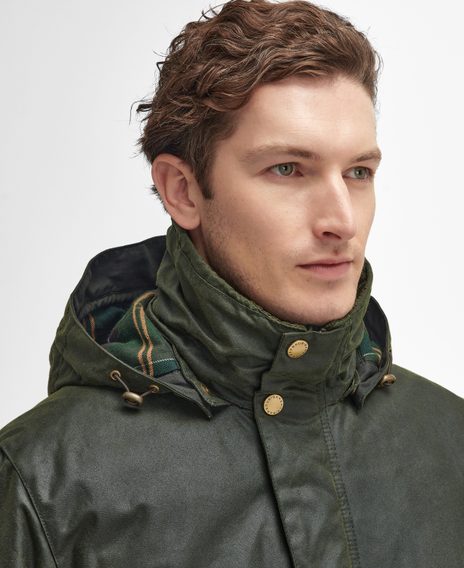 Barbour Bleaberry Wax Jacket — Olive