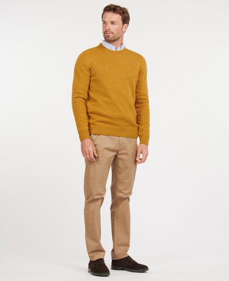 Barbour Tisbury Crew Neck pulóver — Copper