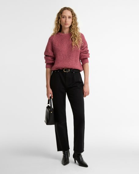 Barbour Alderney Crew Neck Fleck Jumper