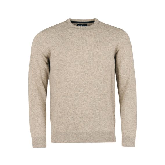 Barbour Essential Lambswool Crew Neck Sweatshirt — Fossil